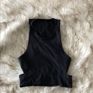 Outdoor Voice Slash Crop Top - XS
